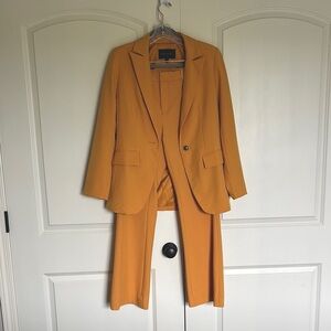 BR Mustard Blazer and Pants Set